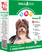 Smile Dog Лакомство для собак, с морскими водорослями, 100 т., 60 г