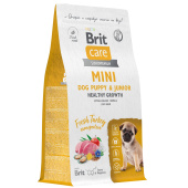 Brit Care Mini Superpremium Dog Puppy&Junior с индейкой для щенков и молодых собак мини пород