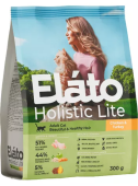 Elato Holistic Lite Adult Cat Chicken & Turkey / Beautiful & Healthy Hair сухой корм для кошек, для красивой и здоровой шерсти с курицей и индейкой