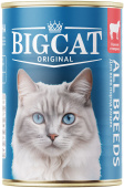 Зоогурман Влажный корм для кошек Big Cat «Нежная говядина», кусочки в желе, 350 г