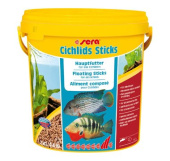 Sera Cichlids Sticks Основной корм для цихлид, палочки 10 л 2 кг