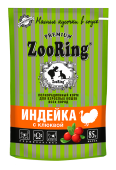 ZOORING Пауч Сочные кусочки в соусе Индейка с клюквой для кошек 85 г