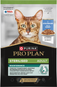 Pro Plan Sterilised Maintenance, влажный корм для взрослых стерилизованных кошек с кроликом в соусе, 85 г