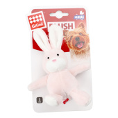 GiGwi Игрушка для собак Заяц с пищалкой 14см, серия PLUSH FRIENDZ