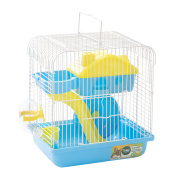 Triol Клетка YD257B для мелких животных, эмаль, голубая, 225*170*250мм