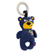 GiGwi Игрушка для собак Медведь с кольцом и пищалкой 17/26см, серия PUFFER ZOO