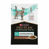 Purina Veterinary Diet Влажный корм для кошек Gastrointestinal EN при расстройствах пищеварения, с лососем, 85 г