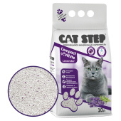 Cat Step Наполнитель комкующийся минеральный Compact White Lavender, 10 л