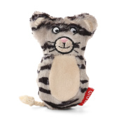 GiGwi Игрушка для собак Кот с пищалками 9/12,5см, серия PLUSH FRIENDZ