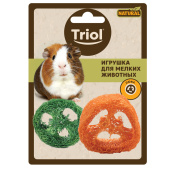Triol Игрушка для мелких животных из люфы "Ломтики", d50мм, серия NATURAL,