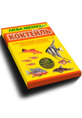 Аква Меню Коктейль Корм для мелких и средних рыб, хлопья, 15 г