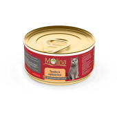 Molina Натуральное Мясо консервы (тунец, креветки в желе) 80 г