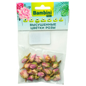 Bambini Pets Лакомство высушенные цветы розы для грызунов и кроликов, 10 г