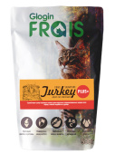 FRAIS Sterilised Cat Turkey Plus+ Сухой корм для стерилизованных кошек всех пород с мясом индейки и курицы,