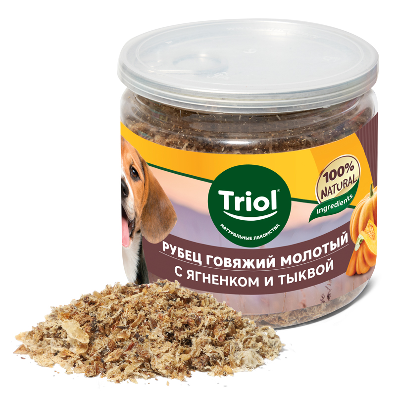 Triol Аппетитная "приправа" из говяжьего рубца с ягненком и тыквой, 100г