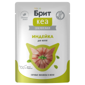 БРИТ КЕА Пауч для котят, Индейка в желе, 75 г