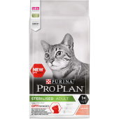 Pro Plan Sterilised для стерилизованных кошек и кастрированных котов с лососем