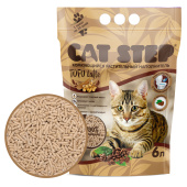 Cat Step Tofu Latte Наполнитель растительный комкующийся, 6л