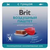 БРИТ Воздушный паштет Тунец для взрослых кошек, 100 г