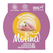 Molina Ламистер для взрослых собак мини-пород. Цыпленок в желе, 75 г, 6010650