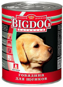 BIG DOG Консервы для щенков говядина, 850 г
