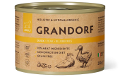 GRANDORF Консервы для собак Паштет из утки с грушей и черникой 200 г