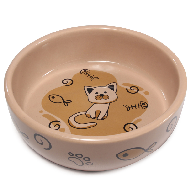 Triol Миска керамическая "Кошечка", 0,35л