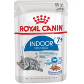 Royal Canin Indor 7+, влажный корм в соусе для пожилых котов и кошек, 85 г