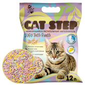 Cat Step Наполнитель комкующийся растительный Tofu Tutti Frutti, 12 л
