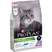 Pro Plan Sterilised для кастрированных взрослых кошек старше 7 лет с индейкой
