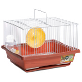 Triol Клетка YD114 для мелких животных, эмаль, терракотовая, 300*230*210мм