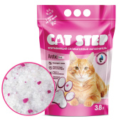 Cat Step Наполнитель впитывающий силикагелевый Arctic Pink, 3,8 л