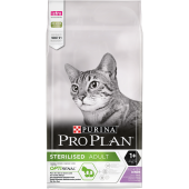 Pro Plan Sterilised для стерилизованных кошек и кастрированных котов с индейкой