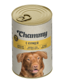 Chammy Влажный корм для собак, курица, кусочки в соусе, 415 г