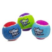GiGwi Игрушка для собак Три мяча с пищалкой 6,3см, серия BALL Originals