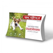 Чистотел Плюс, Ошейник, от блох и клещей, для собак (супер), 65 см 